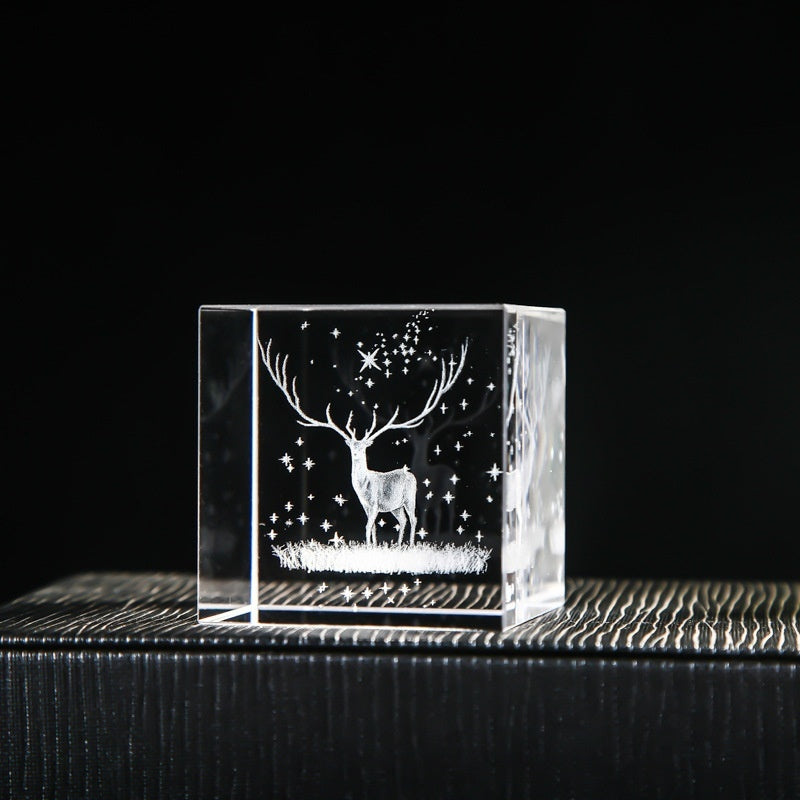 Desktop Creative Gift Ornament With White Crystal