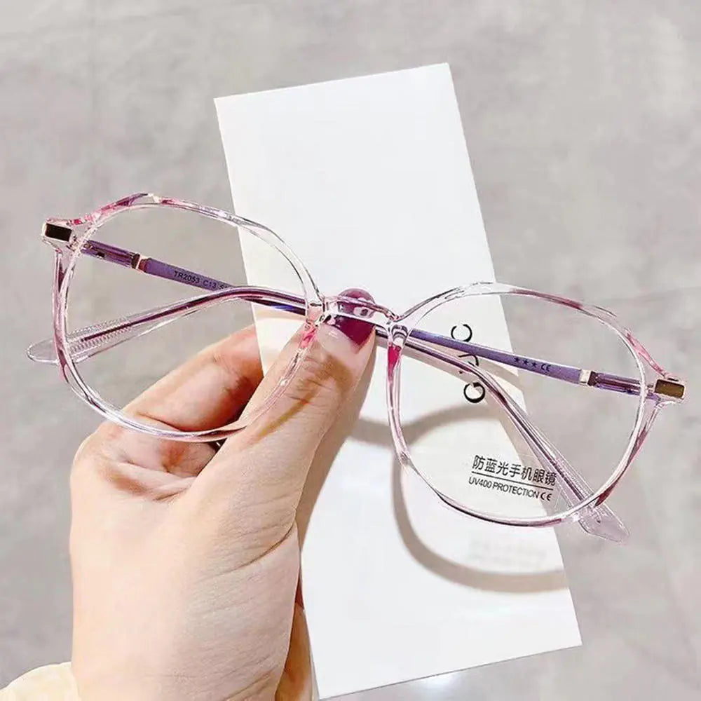 Transparent Frame Fashionable Optical Spectacle Multisided Eyeglass