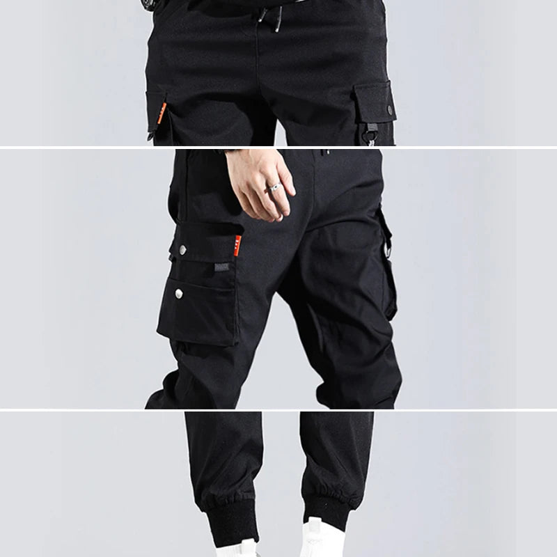 Thin Design Men Trousers Jogging Military Cargo Pants Casual Work Track Pants Summer Plus Size Joggers Men's Clothing Teachwear