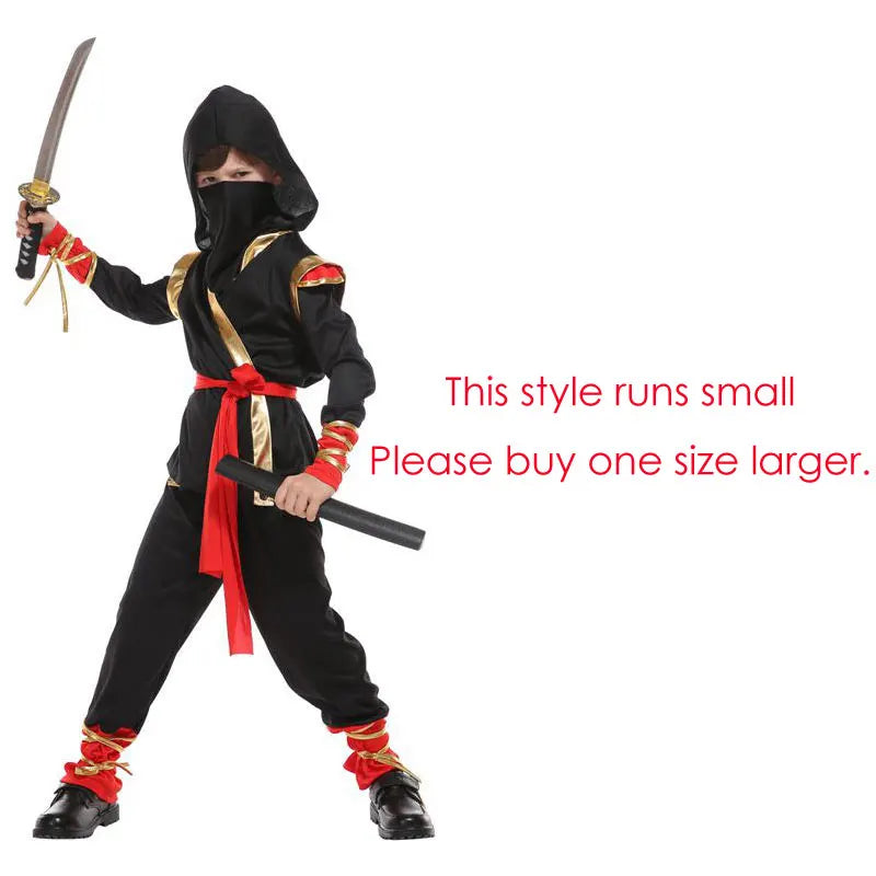 Umorden Halloween Costumes Boys Dragon Ninja Costume Girls Warrior Cosplay Carnival Party Fancy Dress Up for Kids Children