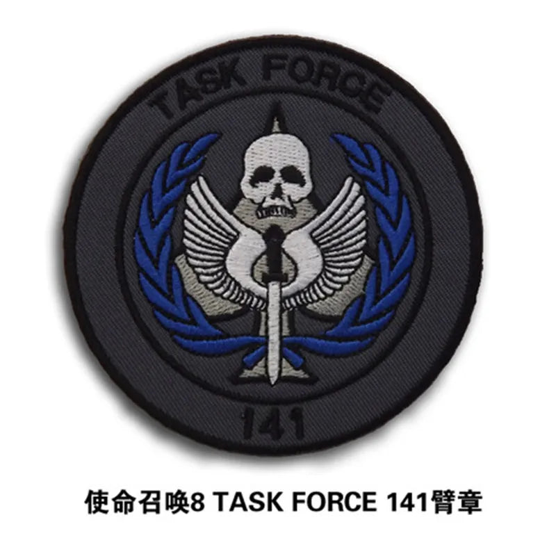 Task Force Armband Elite SAS Team Tactical Patch Hook & Loop Personality medic  Badges On Backpack Coat jeans military Patches