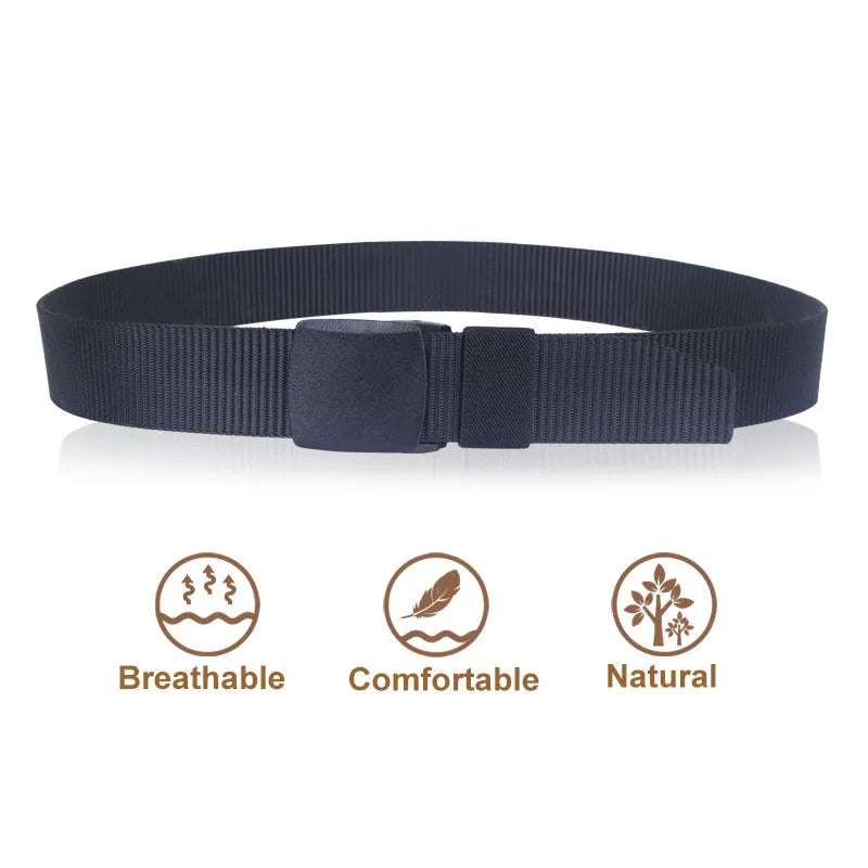 CETIRI 3.7cm 110 120 130 140cm 150cm 160cm Casual Long Big Size Nylon Material Mens Belt Military Outdoor Jeans Tactical Belts