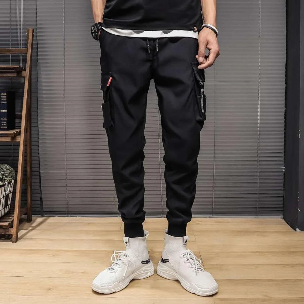 Thin Design Men Trousers Jogging Military Cargo Pants Casual Work Track Pants Summer Plus Size Joggers Men's Clothing Teachwear