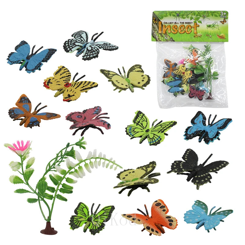 Wild Marine Animals Dinosaur Farm Insects Small Animal Simulation Animal Model Toy Action Figures Set Figurines Toy For Kid Gift