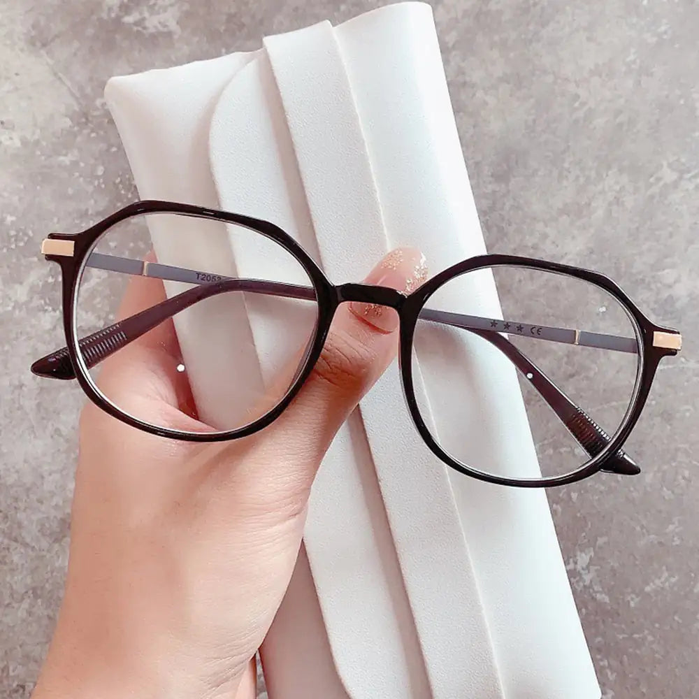 Transparent Frame Fashionable Optical Spectacle Multisided Eyeglass