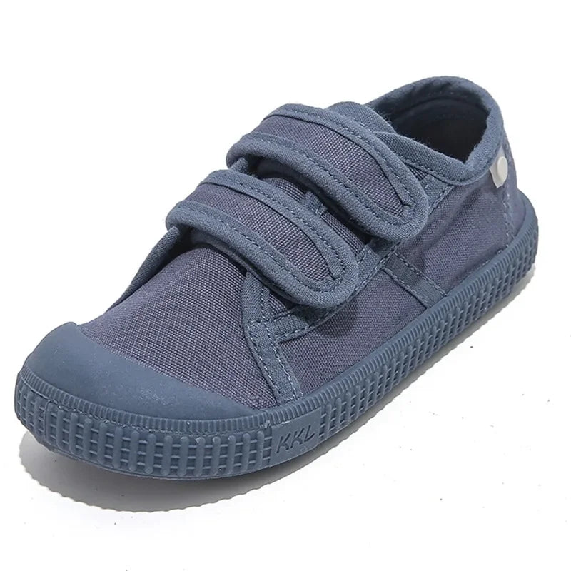 Children Canvas Shoes Spring Toddler Infant Boys Sneakers Girls Candy Color Casual Shoes Baby Kids Breathable Soft Bottom Shoes