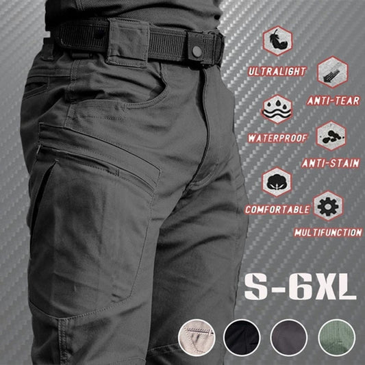 Tactical Cargo Pants Men Outdoor Waterproof SWAT Combat Military Camouflage Trousers Casual Multi Pocket Pants Male Work Joggers