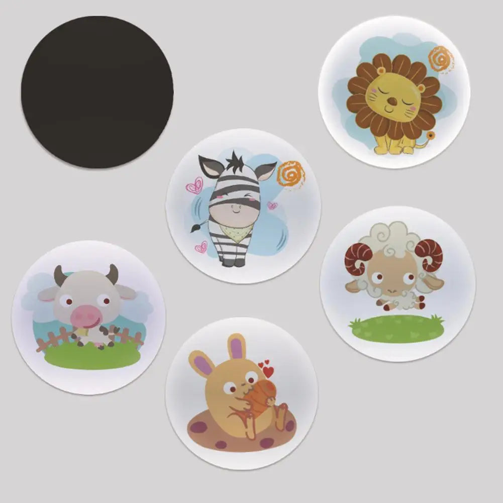 Color Changing Toilet Targets Sticker Cute Anmial Flushable Pee Aiming Targets For Kids Potty Training