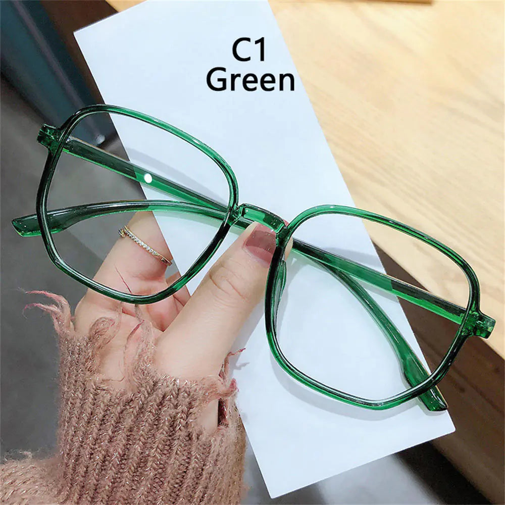 Transparent Frame Fashionable Optical Spectacle Multisided Eyeglass