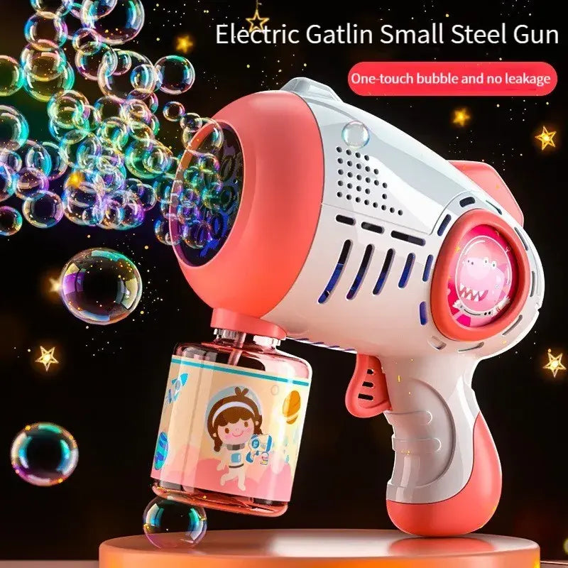 Electric Rocket Bubble Gun Arrow and Bow Summer Toy