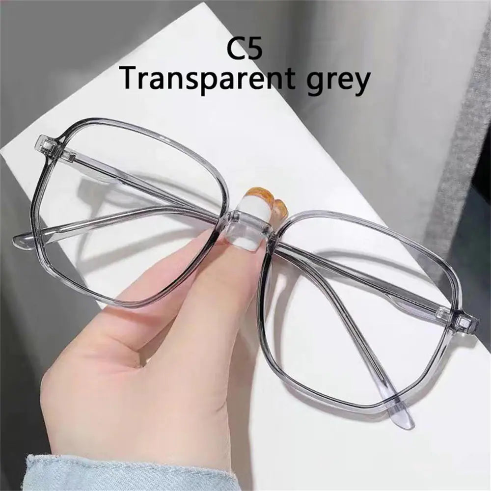 Transparent Frame Fashionable Optical Spectacle Multisided Eyeglass