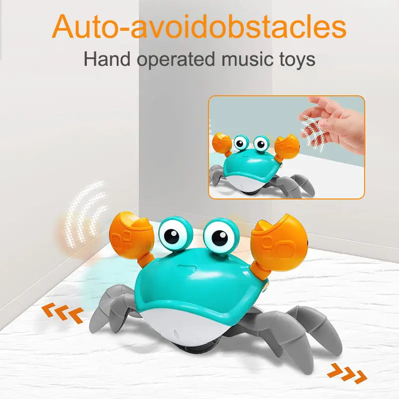 Cute Sensing Crawling Crab Baby Toys Interactive