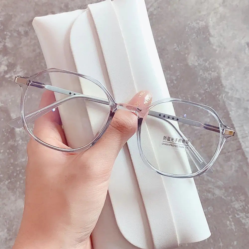 Transparent Frame Fashionable Optical Spectacle Multisided Eyeglass